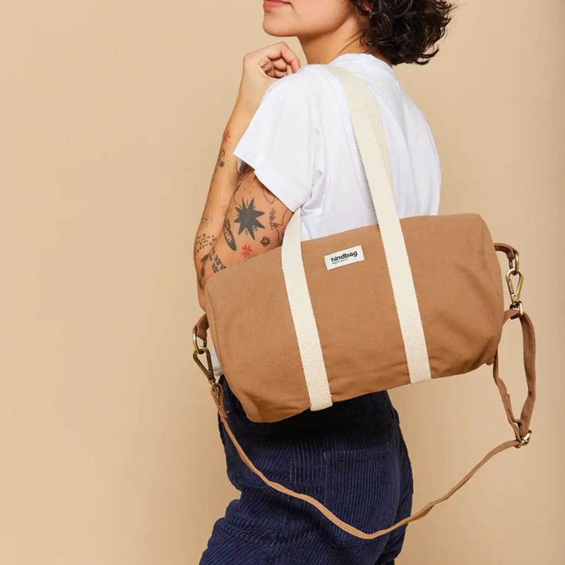 Sac polochon Mini Simon 35 cm Cannelle
