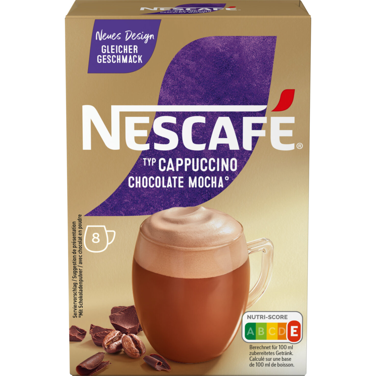Nescafé Cappuccino Chocolate löslicher Kaffee Beutel