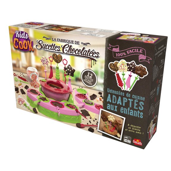 Fabrique de sucettes chocolatées