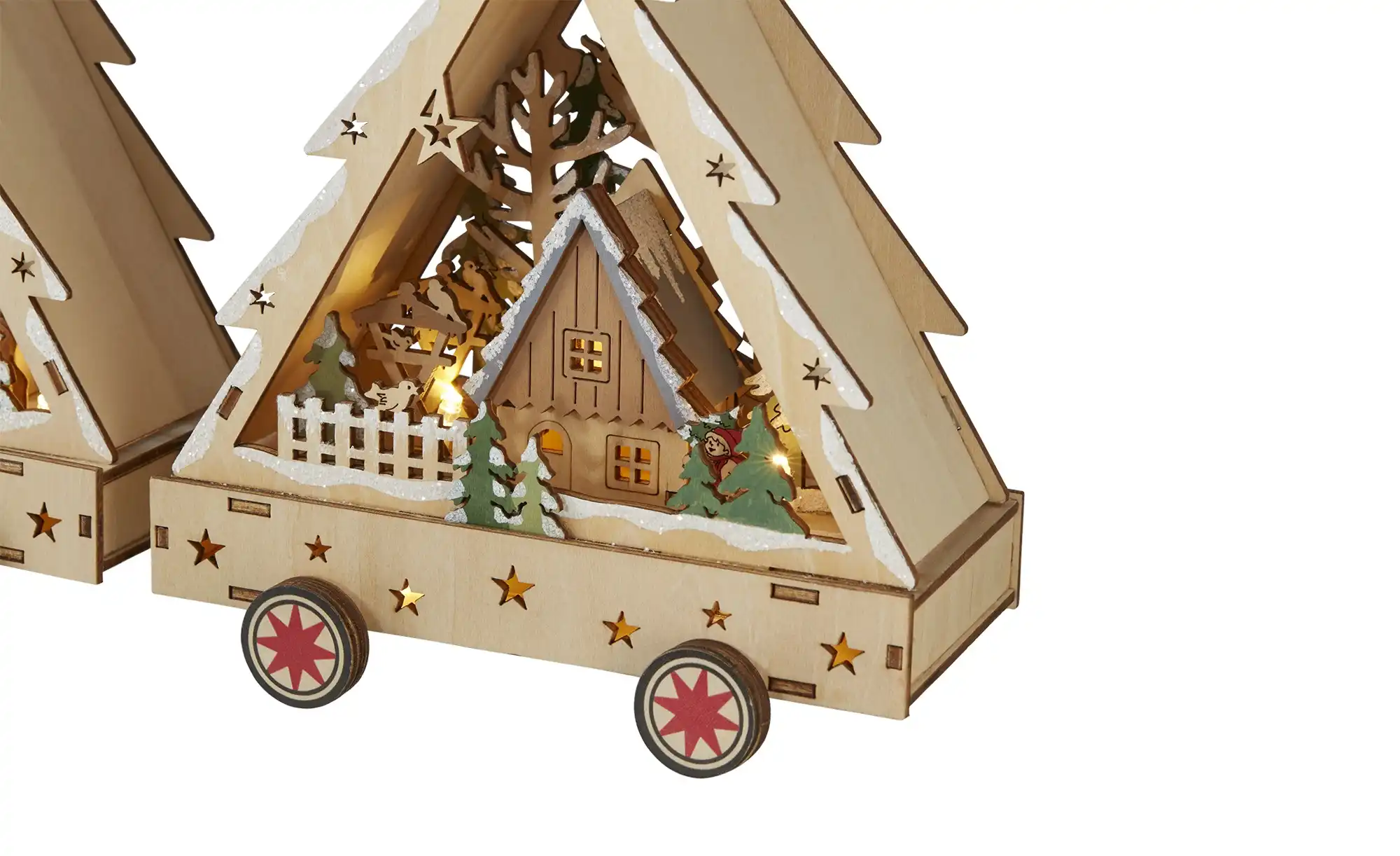 HOME STORY LED Holz Eisenbahn