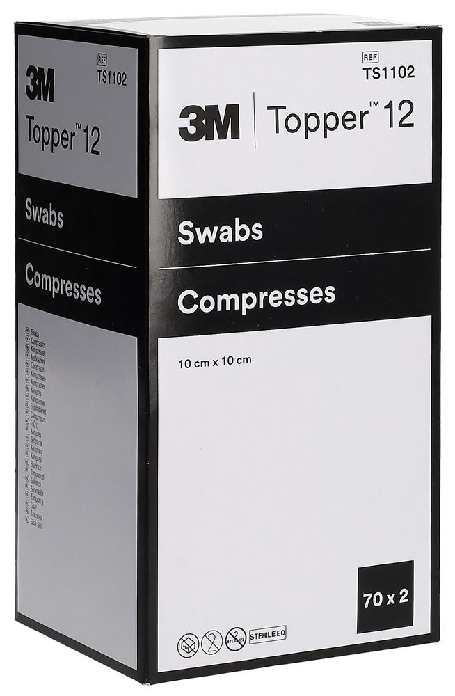 TOPPER NW Kompressen 10x10cm steril 140 Stk