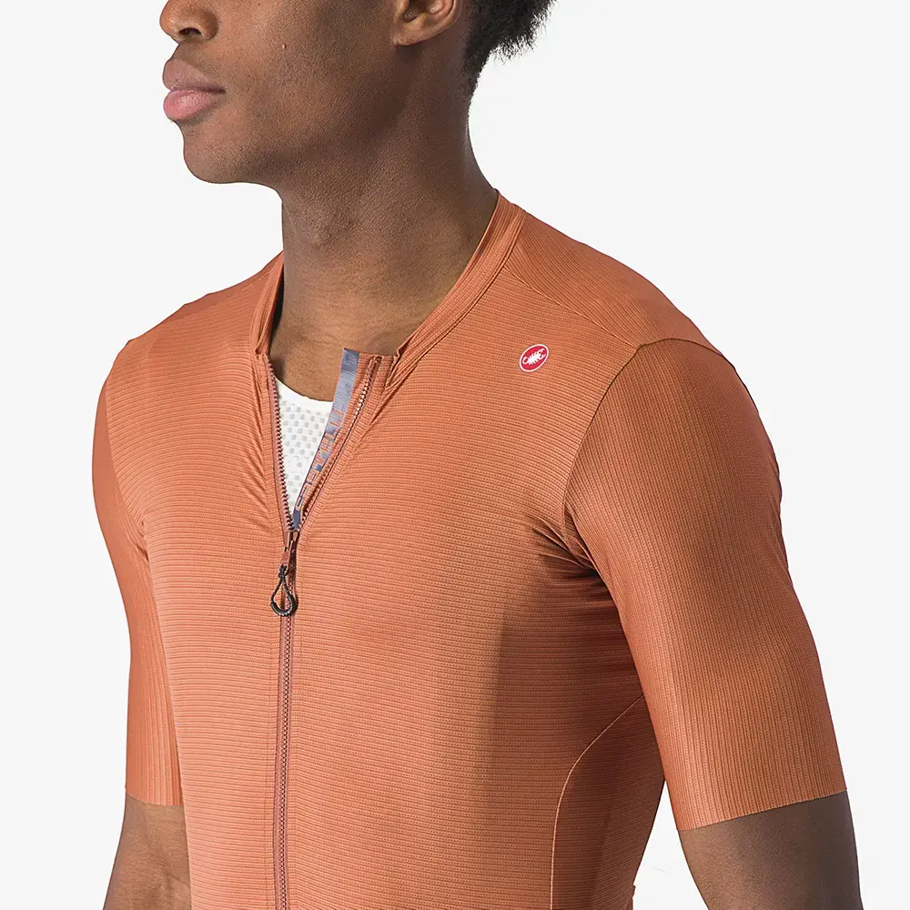 Castelli Espresso Fietsshirt Korte Mouwen Bruin/Donkergrijs Heren