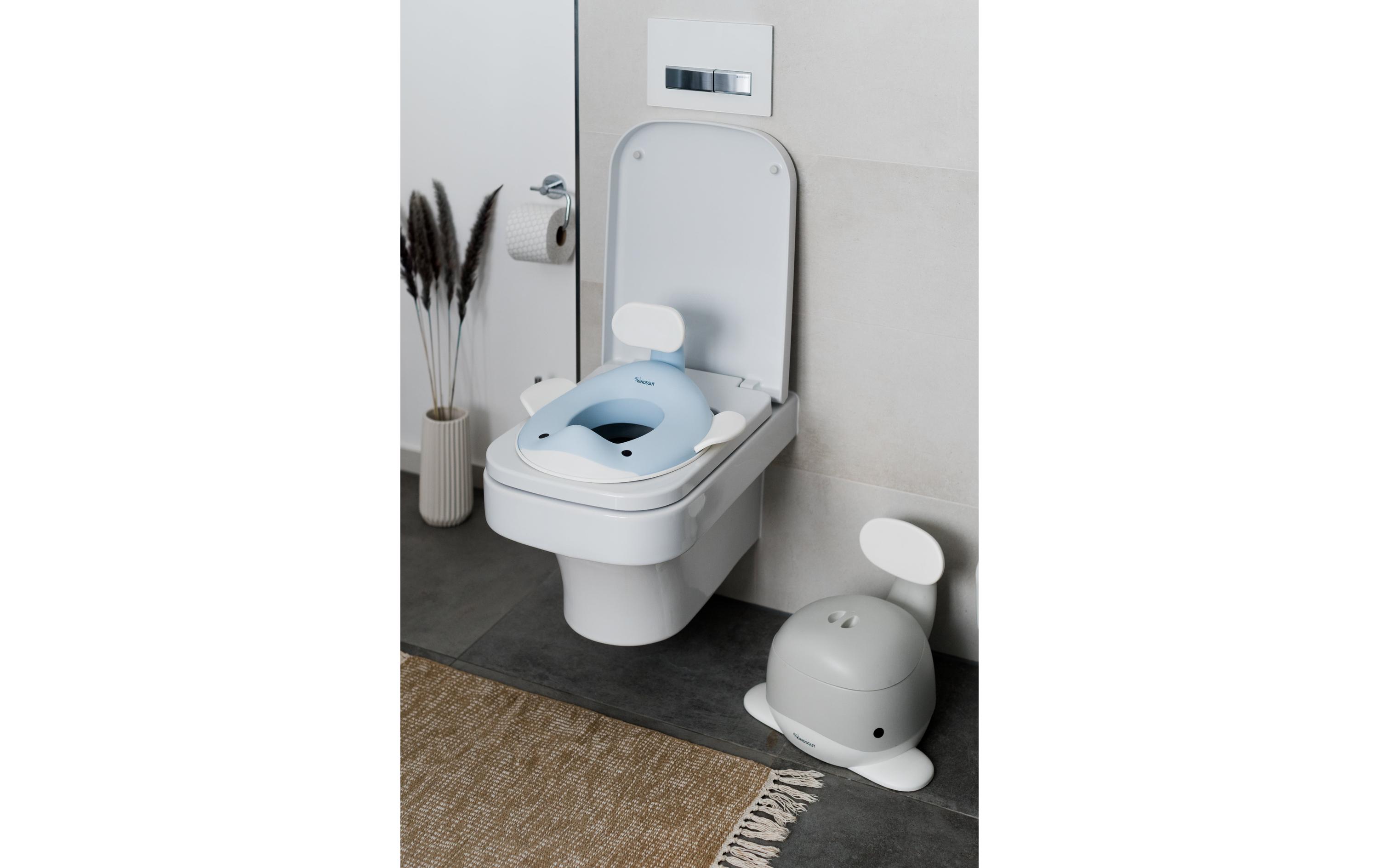 Toilettensitz Wal HellblauToilettensitz für Kinder