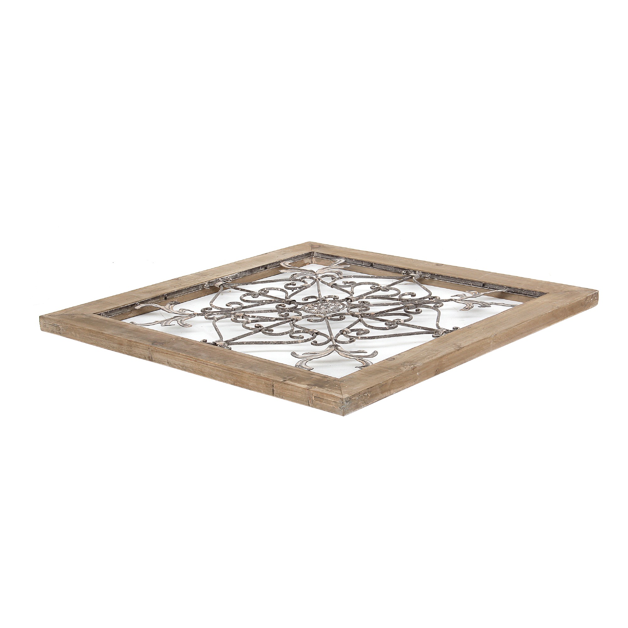 Wandbild 'Herzenranke', B 66 cm, H 66 cm, T 2 cm von fischer's lagerhaus