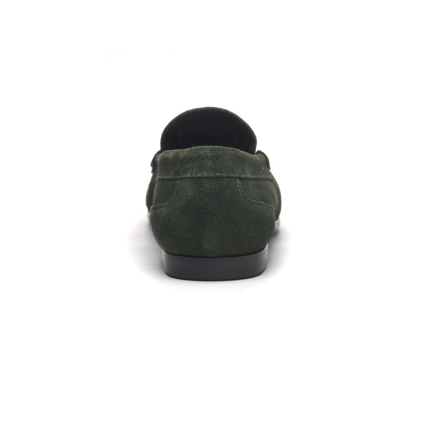 BYRON SUEDE Green Dark Depths MOCASSIN-Mocassin pour homme en cuir suede
