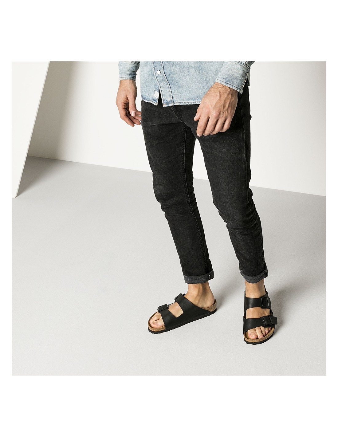 birkenstock Mules mixte Arizona cuir noir