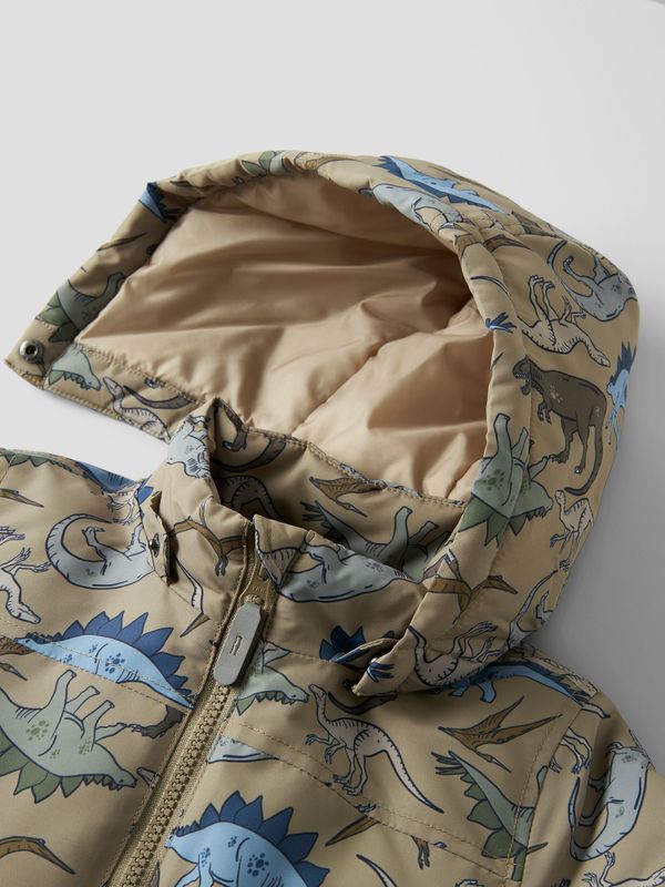 NAME IT - NMMMAX PA JACKET AOP NOOS - Buitenjas - Jongens - Met Afneembare Capuchon - Polyester Voering - ECO Waterafstotend