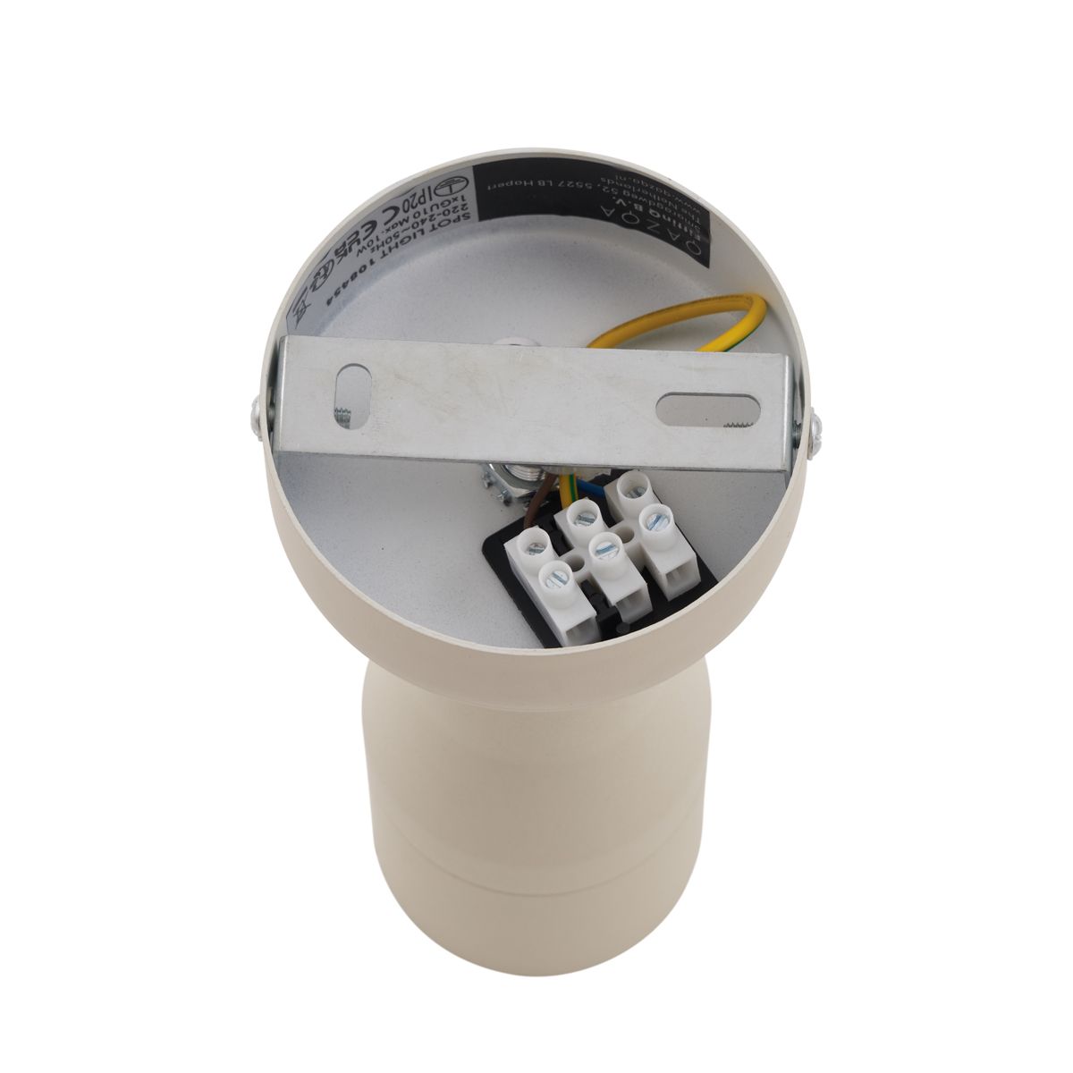 Moderne plafondspot beige GU10 50mm rond - Stanley