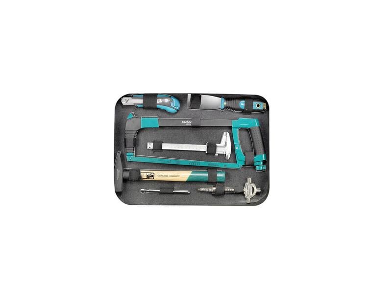 Technocraft Werkzeugkoffer Pro Chrome PB Swiss Tools 152-te ABS-Werkzeugkoffer für den Profi mit PB SWISSGRIP Schraubenzieher