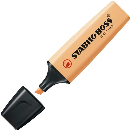 Textmarker - STABILO BOSS ORIGINAL Pastel- Einzelstift - sanftes Orange