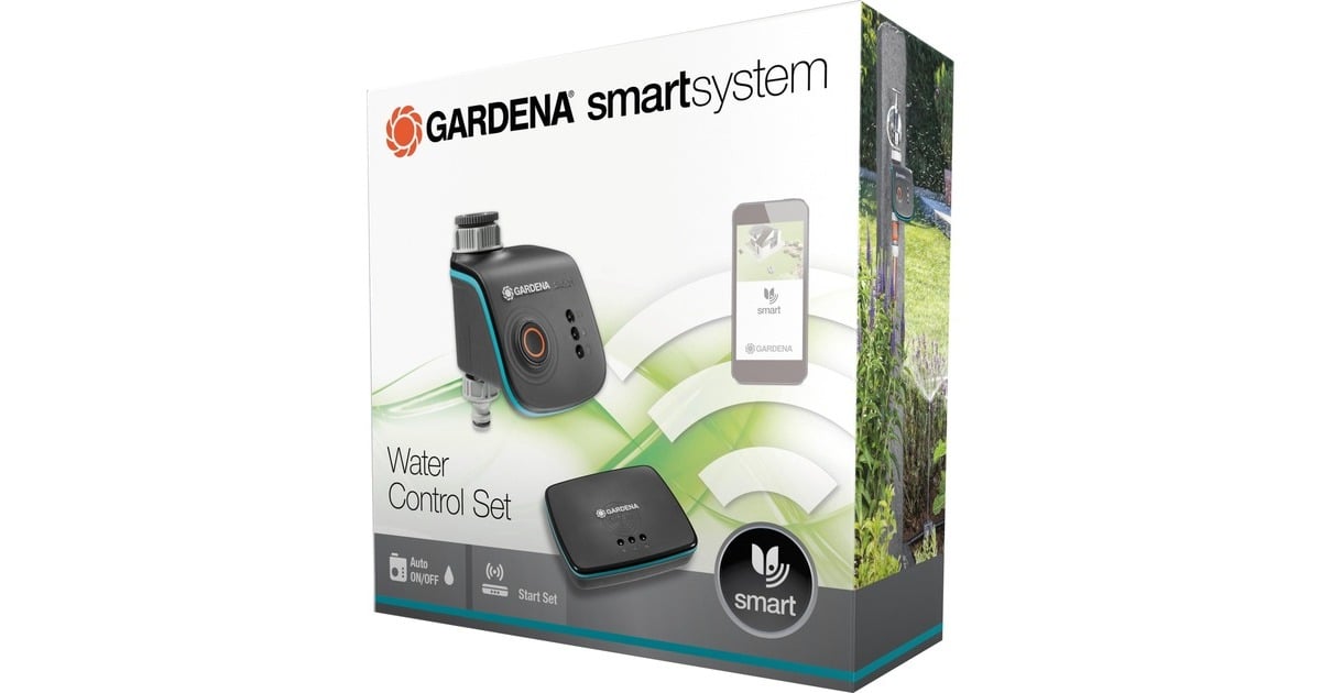 GARDENAsmart Water Control Set besproeiingscomputer  (Grijs/turquoise, 19103-20)