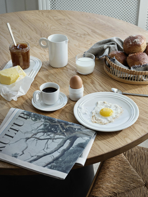 Broste Copenhagen Stevns ontbijtbord Ø21,7 Chalk White