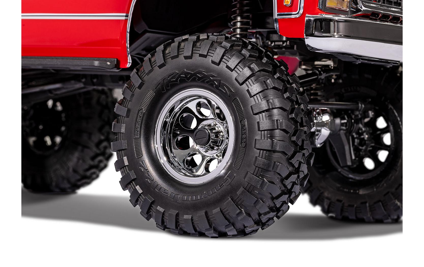 Scale Crawler TRX-4 Chevy K10 Schwarz ARTR, 1:10<br>Rockcrawler mit Chevrolet Squarebody Pickup Karosserie