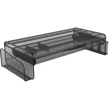 Support pour écran MESHUP N, fil métallique, noir