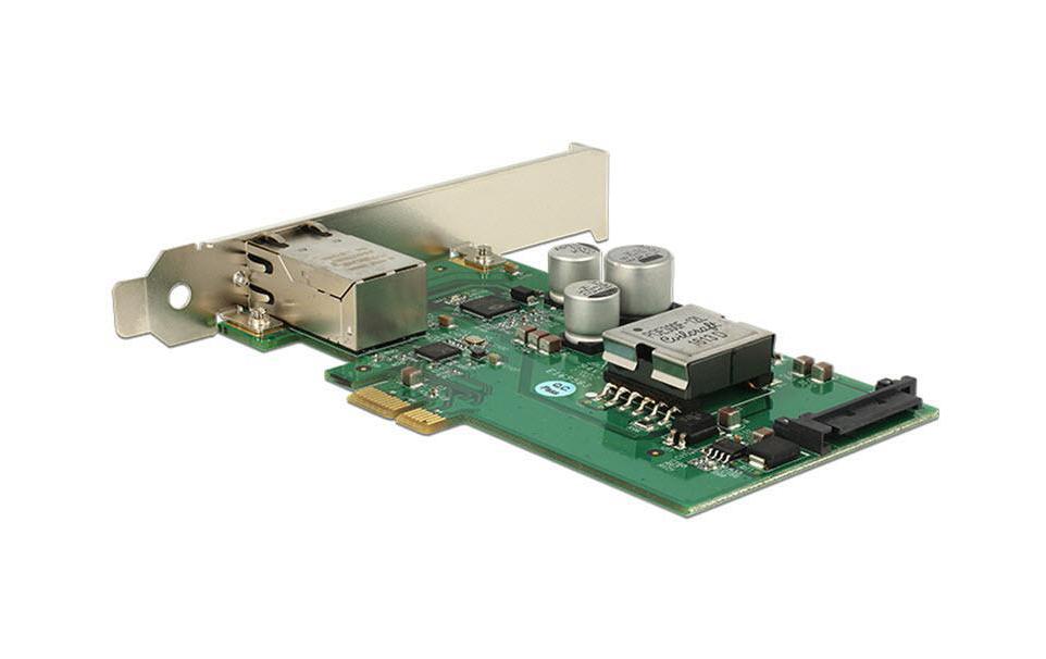 Netzwerkkarte mit PoE+ Unterstützung<br>Delock PCI Express Karte zu 1 x Gigabit LAN PoE+ RJ45