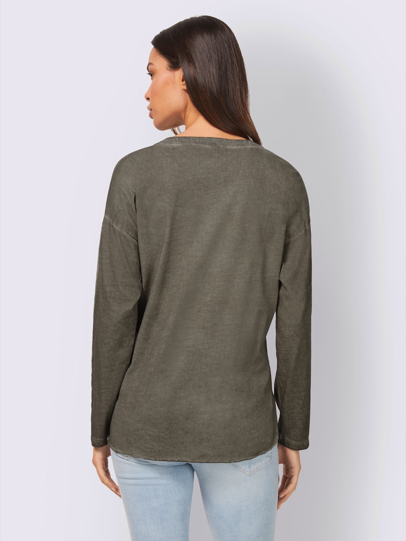 T-shirt fil fantaisie brillant