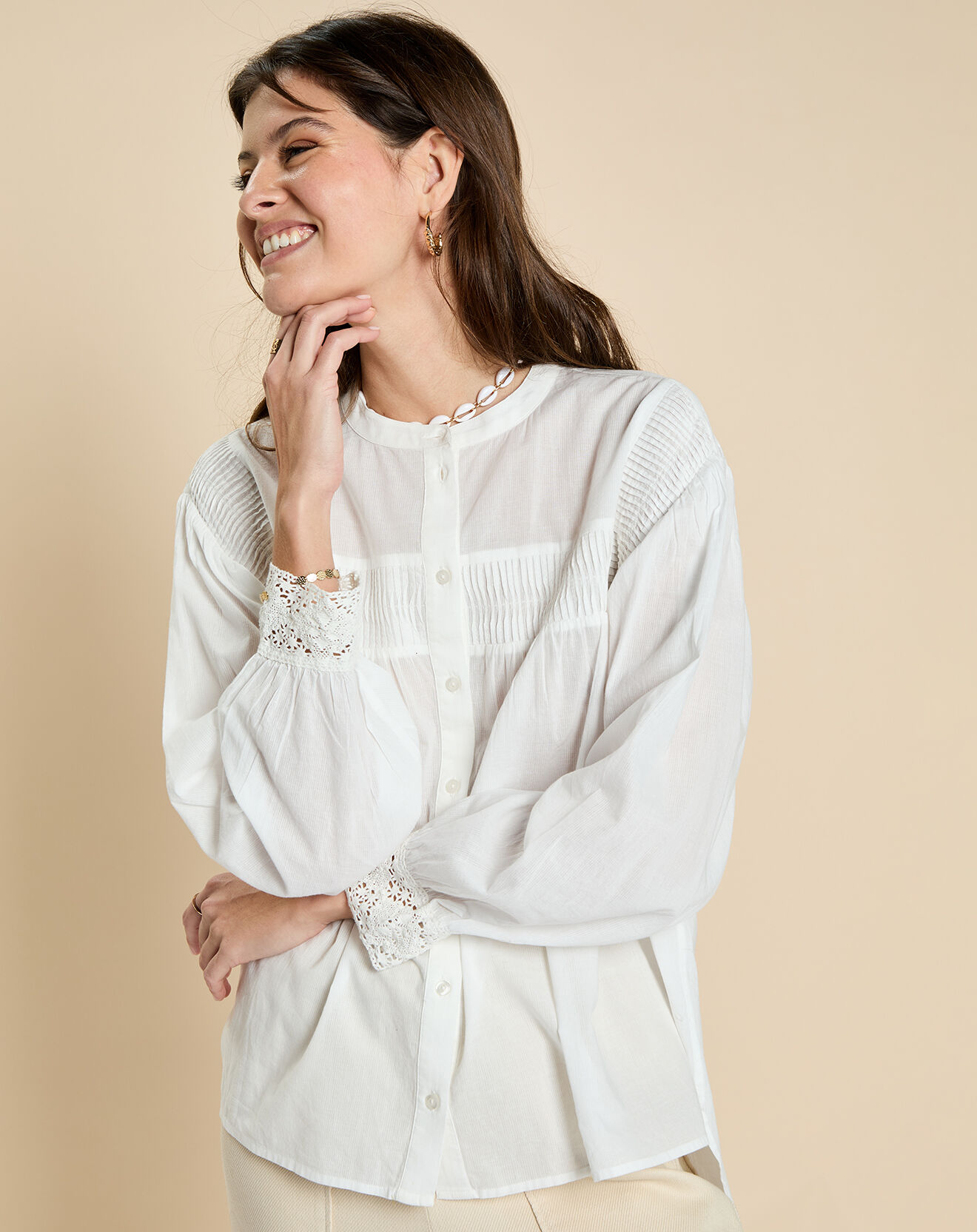 Harris Wilson Blouse Elais blanche