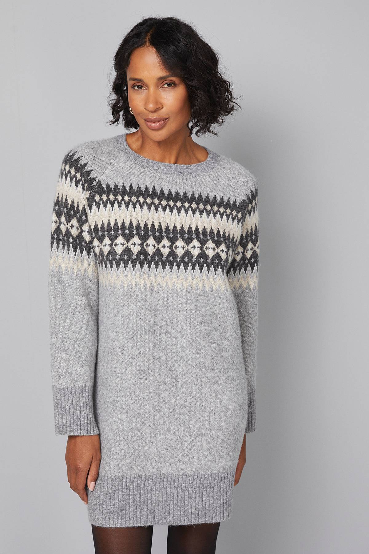 Wallis Robe Tunique Fairisle