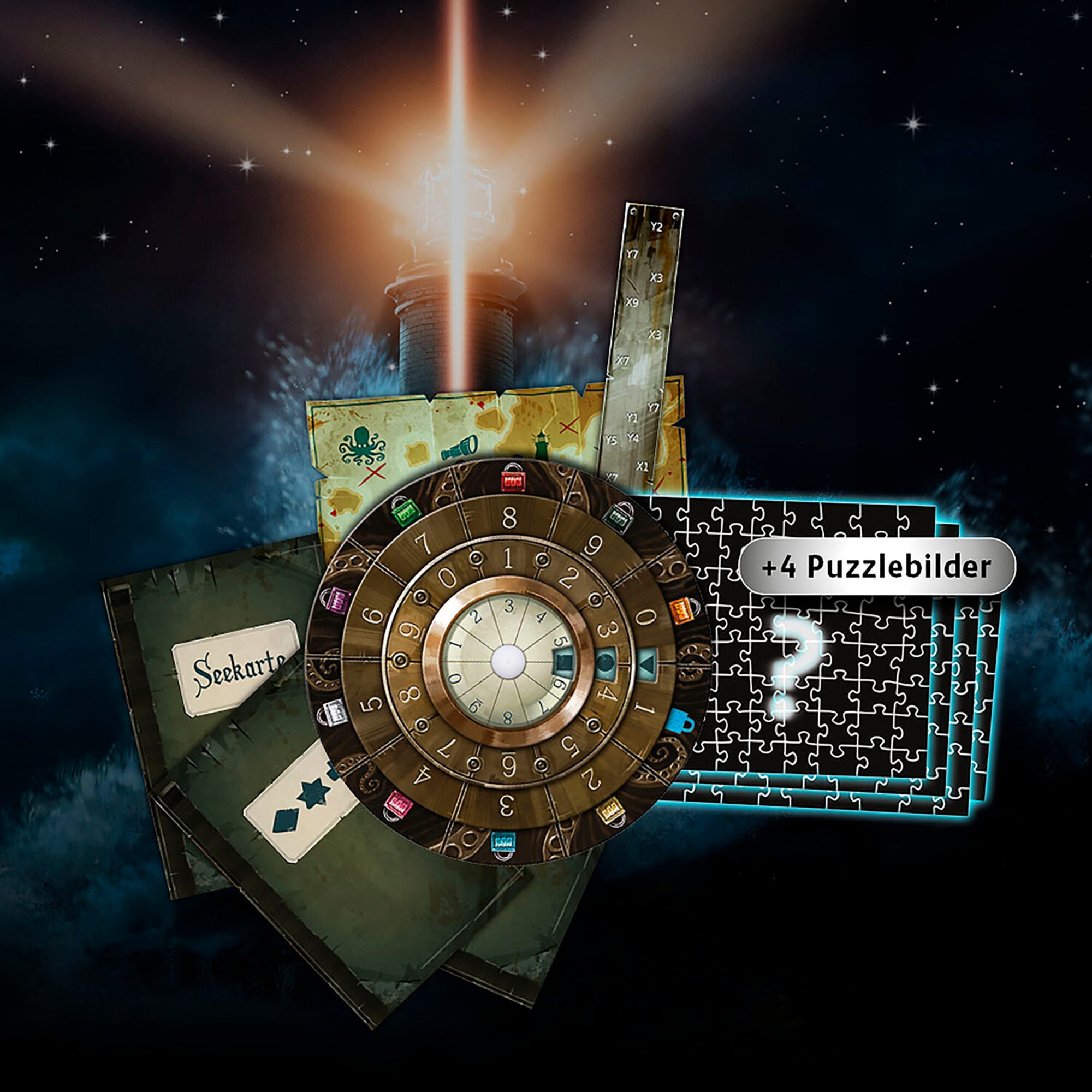 Kosmos Partyspiel EXIT - Das Spiel + Puzzle - Der einsame Leuchtturm