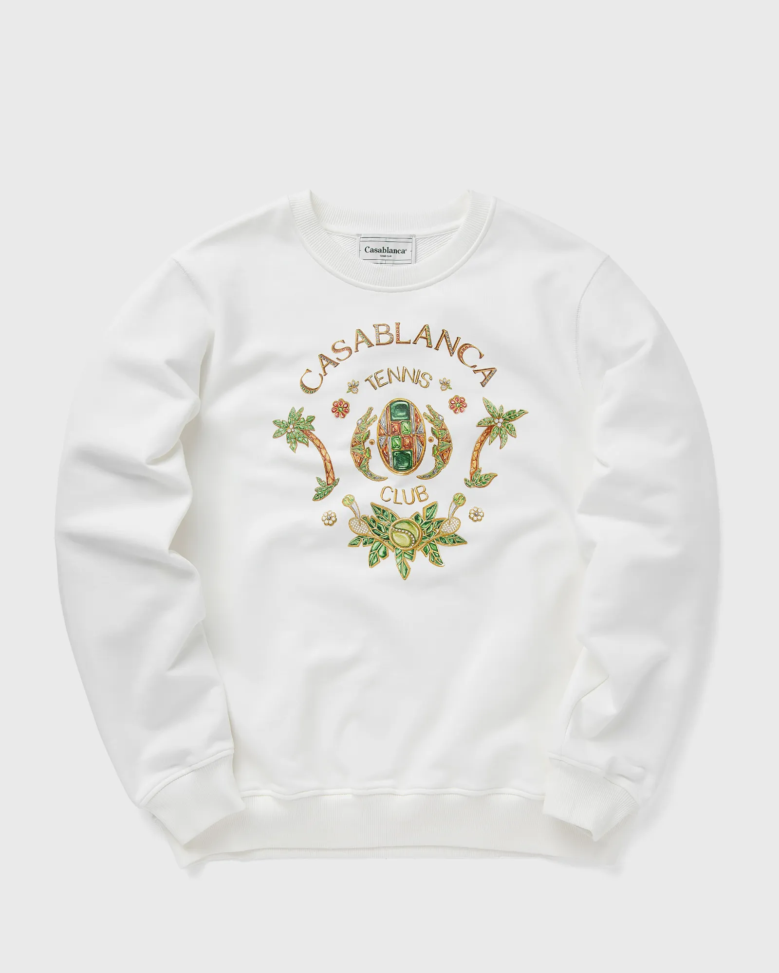 Casablanca JOYAUX D'AFRIQUE TENNIS CLUB PRINTED SWEATSHIRT