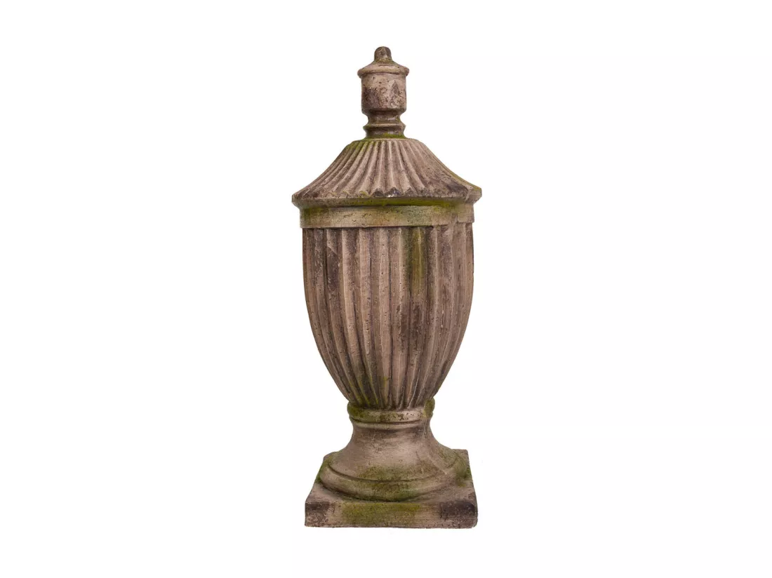 Vase décoratif en magnésie 29x29x50h
