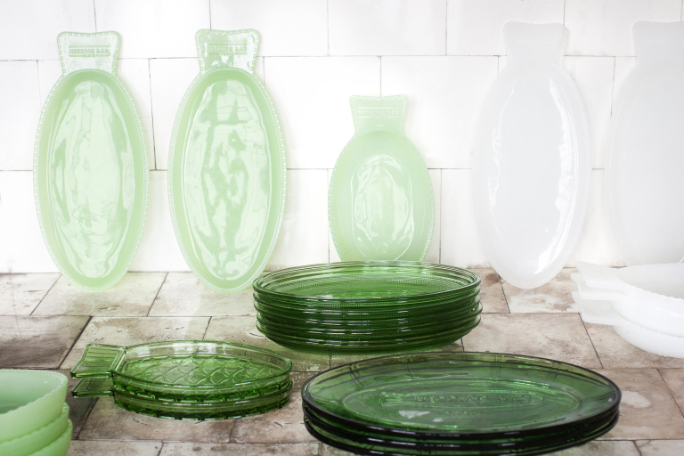 Serax Fish & Fish by Paola Navone serveerschaal 10x23 set van 2