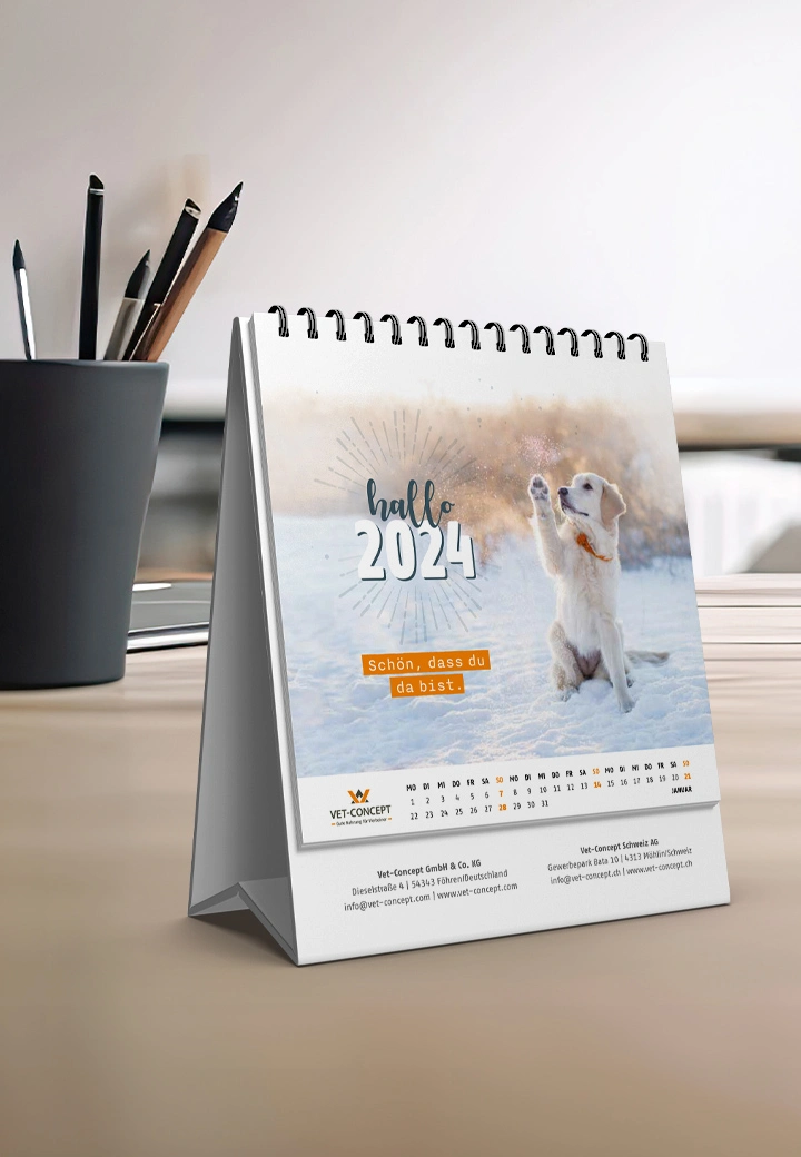 Vet-Concept Tischkalender 2024