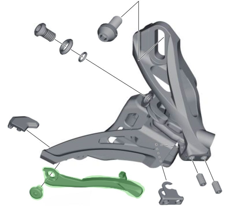 Shimano Kettenfänger für FD-M9025 / M8020 / M8025 kaufen | Bike-Discount