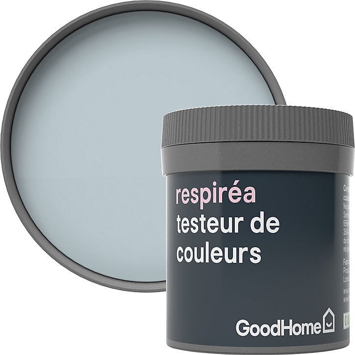 Testeur peinture Respiréa GoodHome bleu Toulon satin 50ml