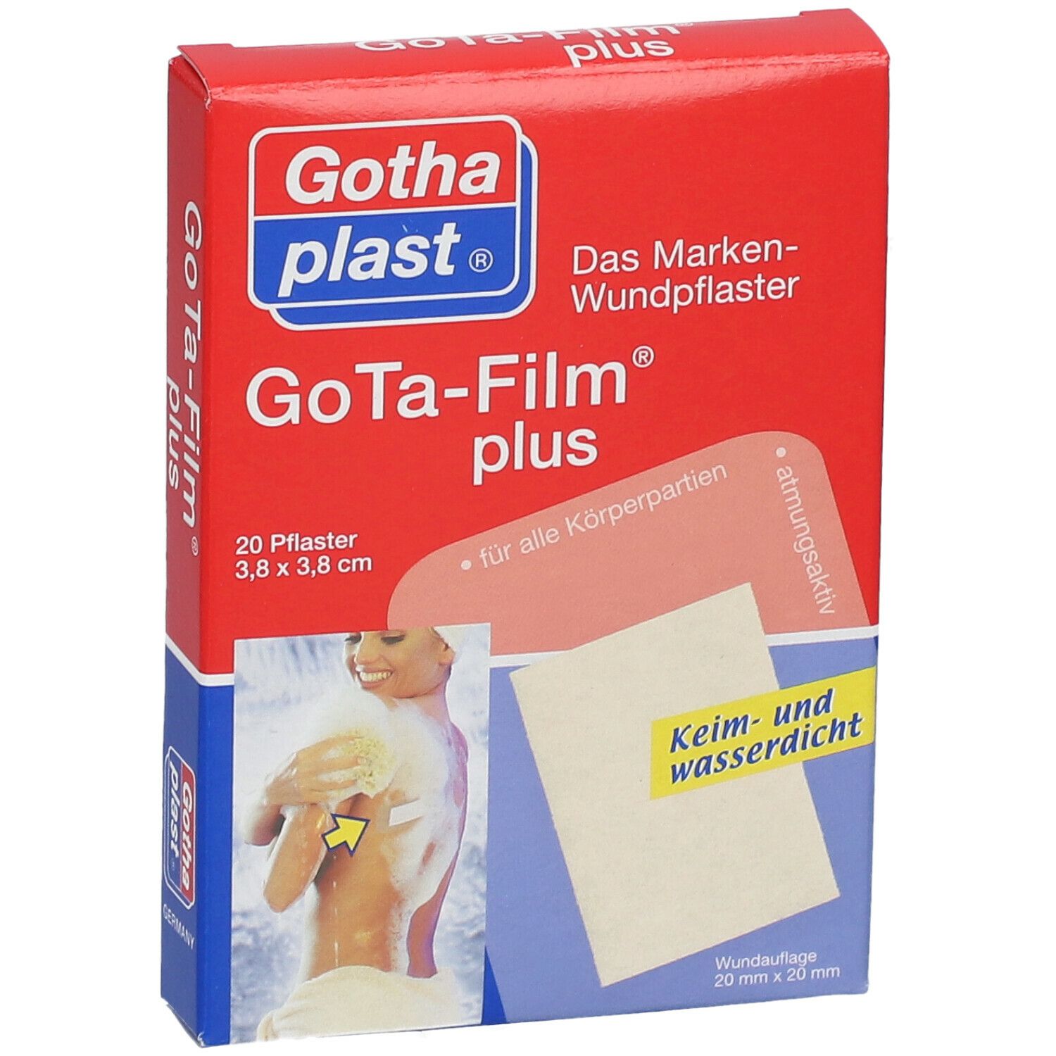 GoTa-FILM plus 3,8 cm x 3,8 cm