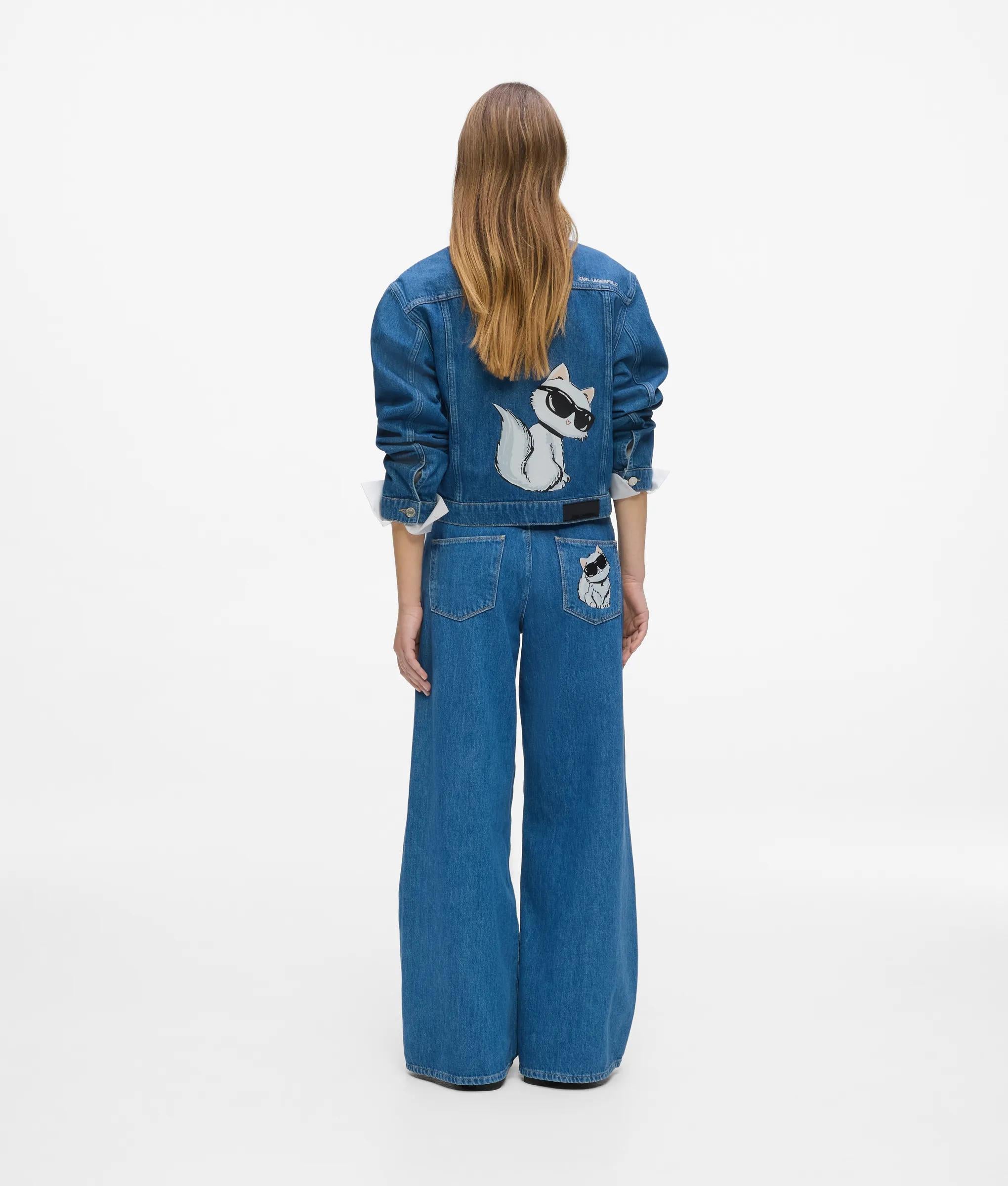 Ikon jeans met wijde pijpen