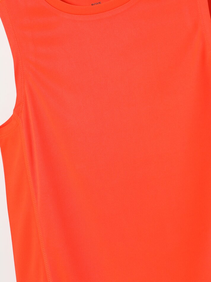 Pacote com 2 camisetas esportivas sem mangas - Laranja Vigore