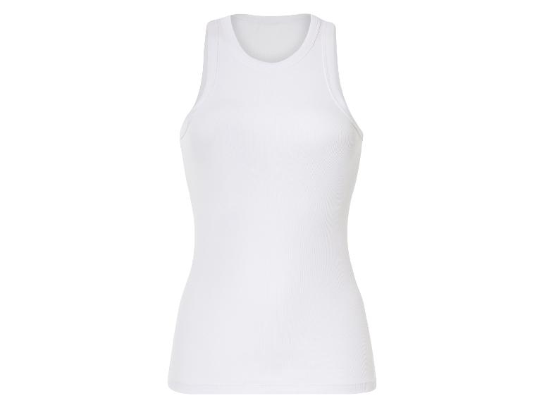 Dames geribde tanktop