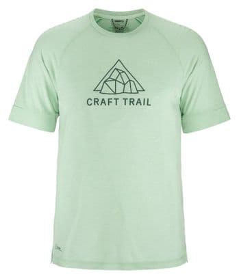 Maillot manches courtes Craft Pro Trail Wool Vert Homme