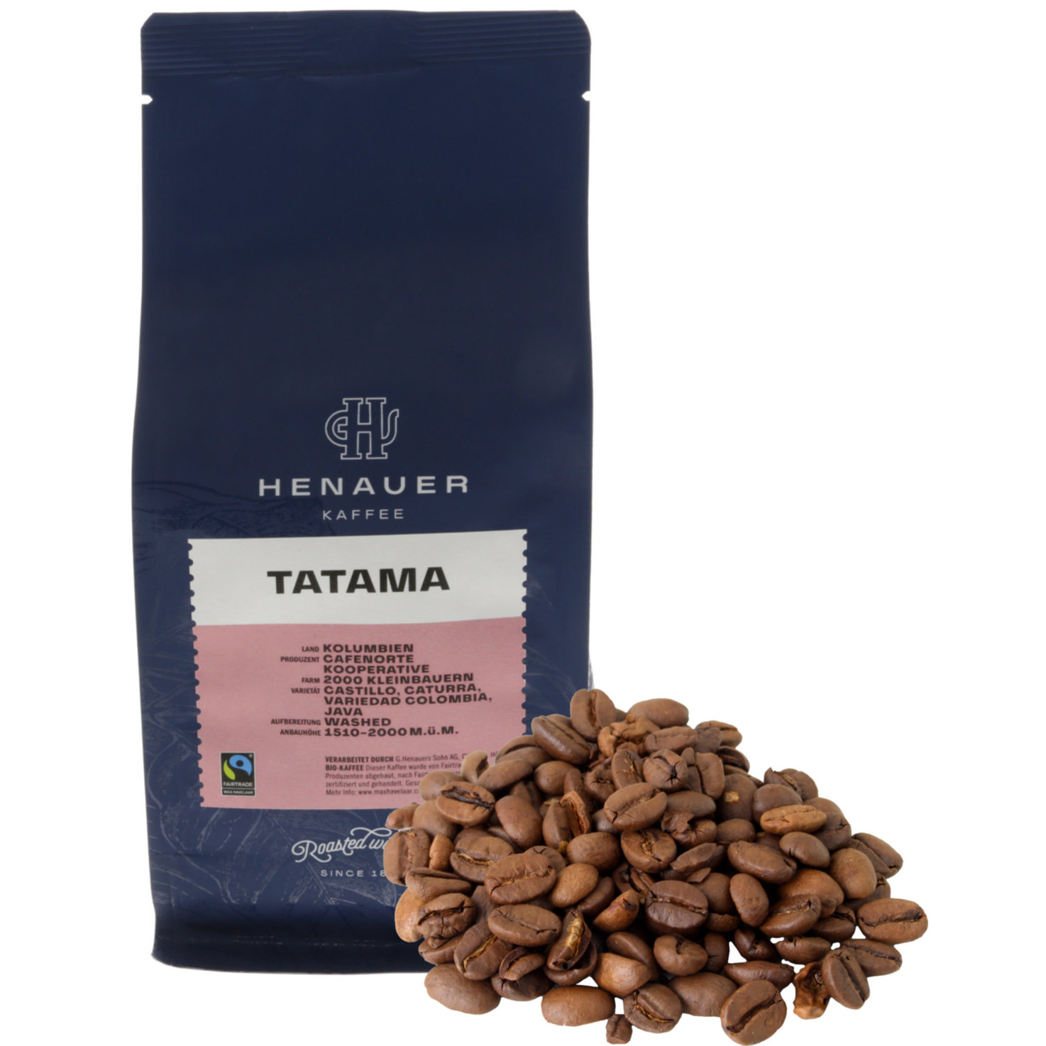 Henauer Fairtrade Bio Bohnenkaffee Tatama