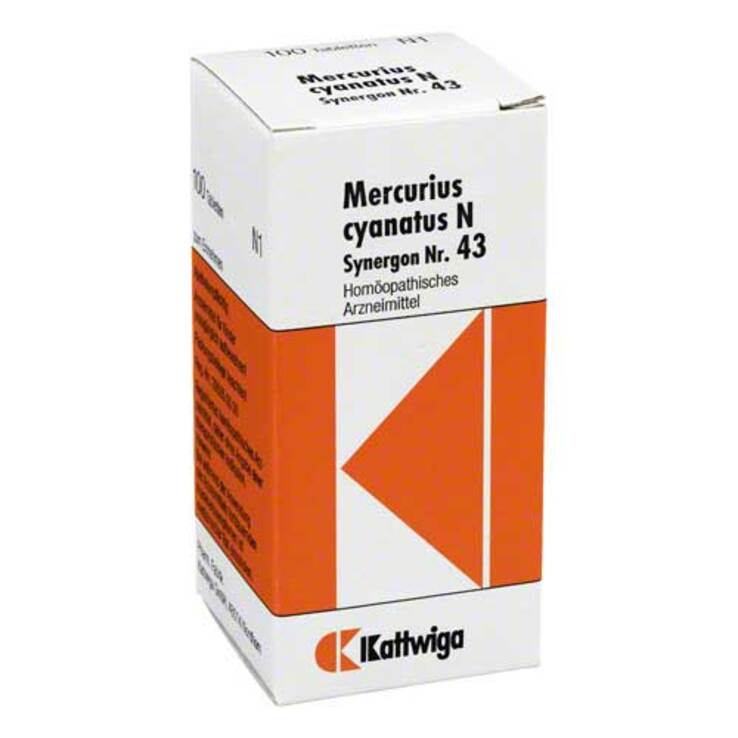 Synergon 43 Mercurius cyanatus N Tabletten, 100 St