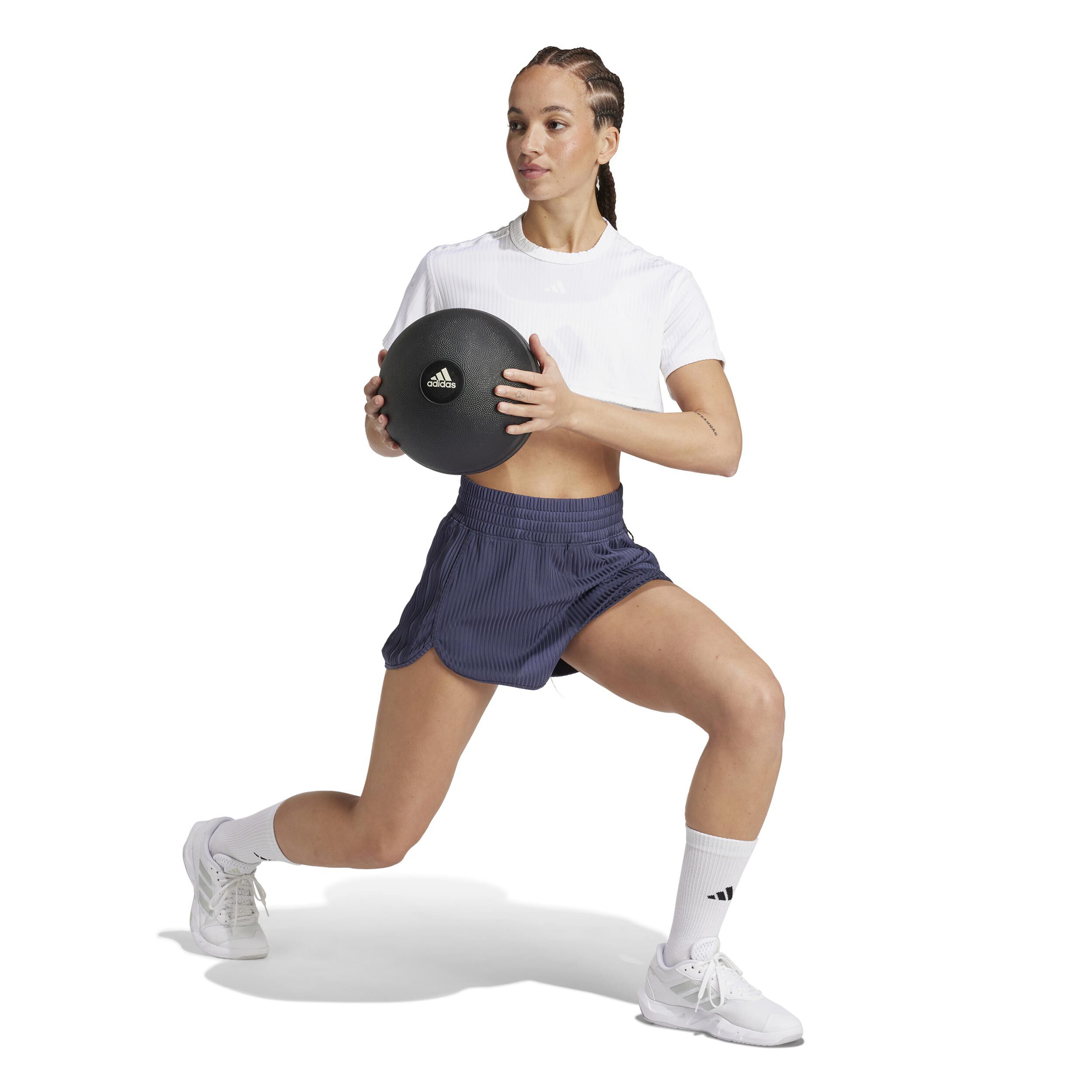 adidas Pacer Rip Shorts Femmes - Bleu Foncé
