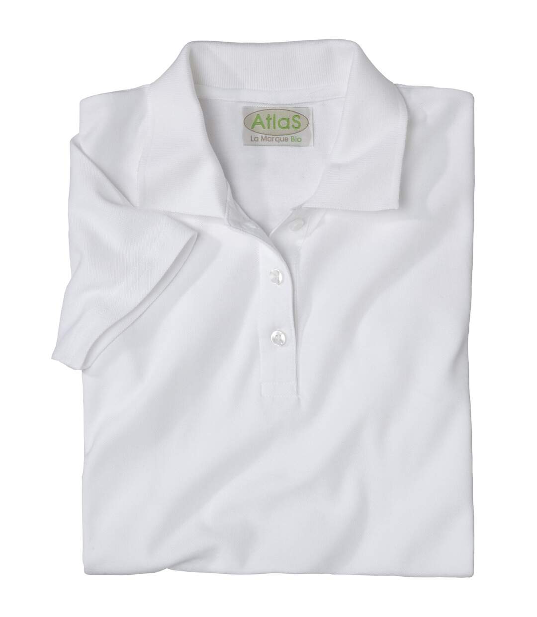 Femme - Polo Blanc Atlas (bio)