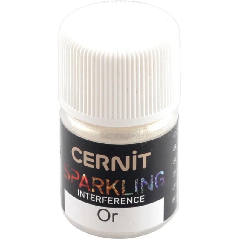 Cernit Sparkling 5 g Or interference - Or