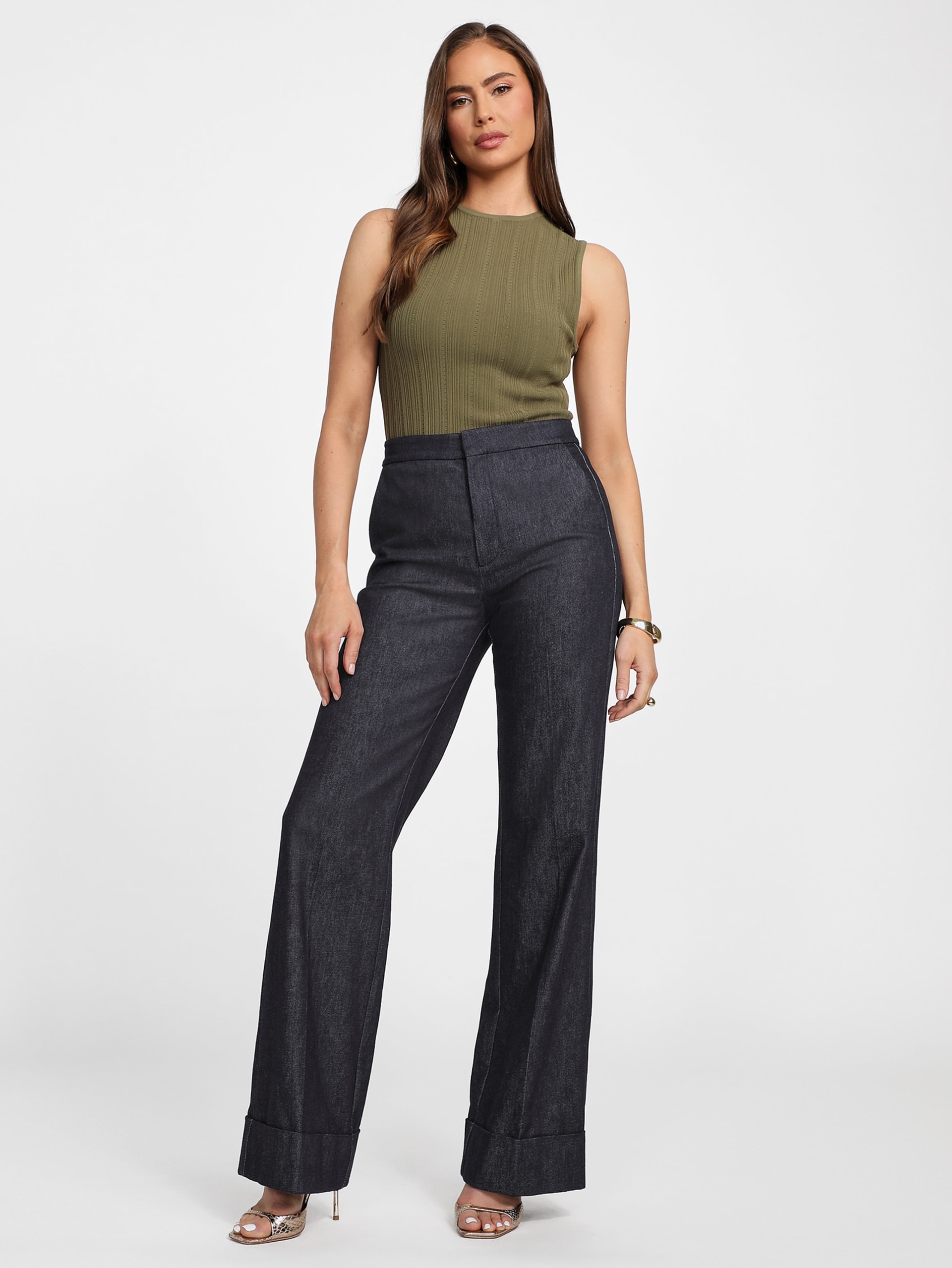 Calça jeans Glam De Nuit