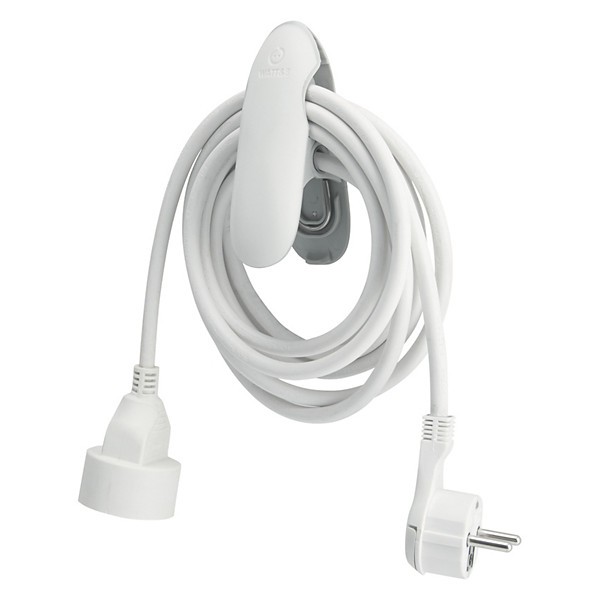 Watt & Co Rallonge éléctrique avec clip - Blanc - 5 m