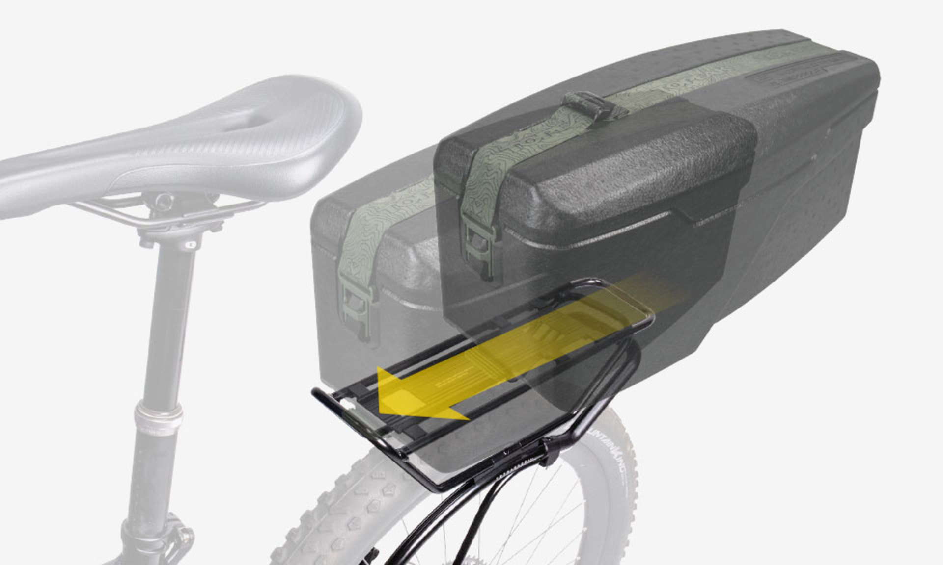 Topeak E-Xplorer TrunkBox Batterij Opbergbox Zwart