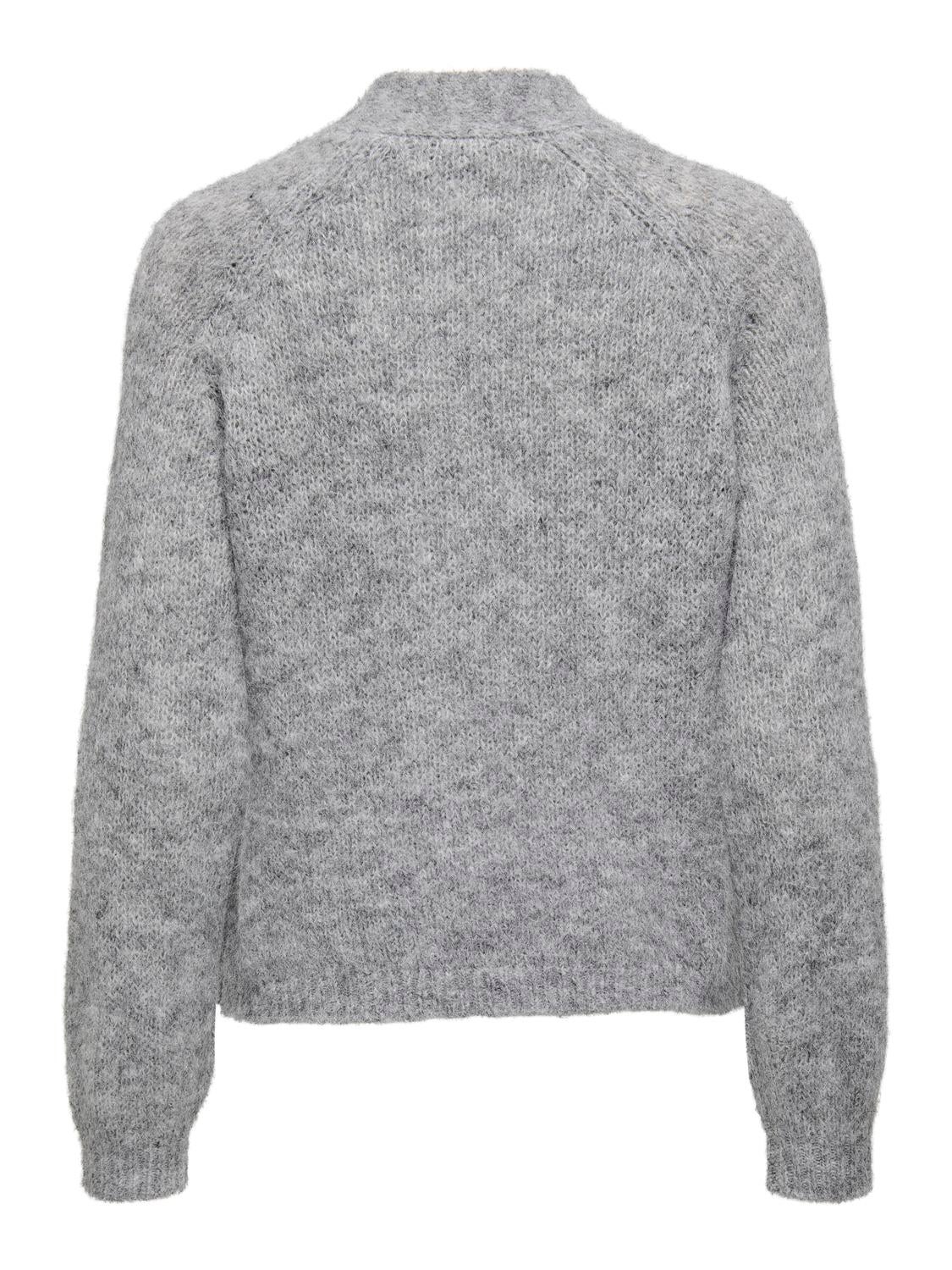 JDYZOEY Strickpullover Light Grey Melange