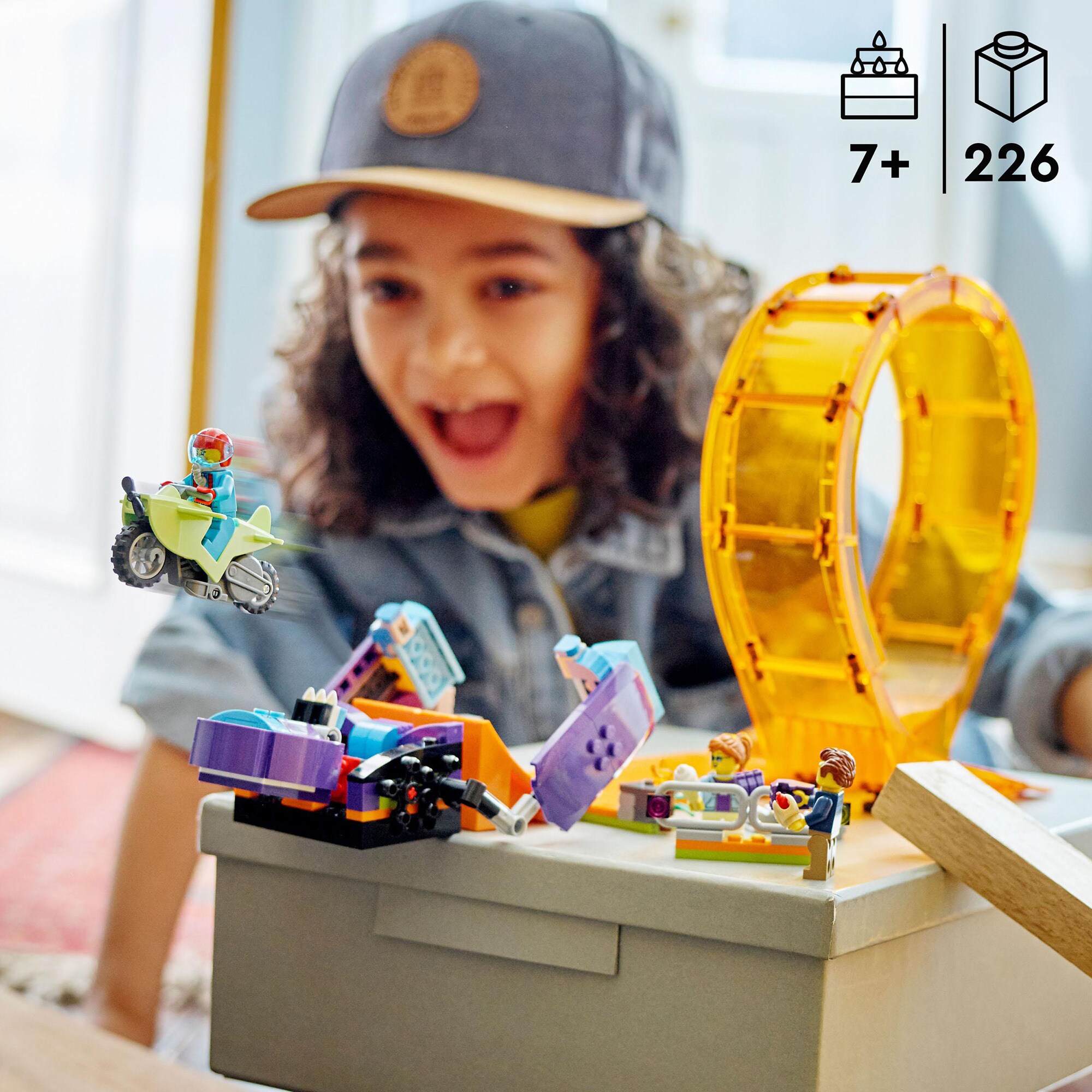 LEGO Konstruktionsspielzeug City Stuntz Schimpansen-Stuntlooping