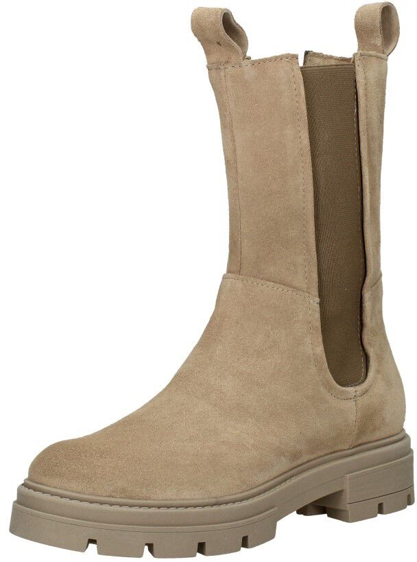 Mjus Enkellaarsjes Plat beige