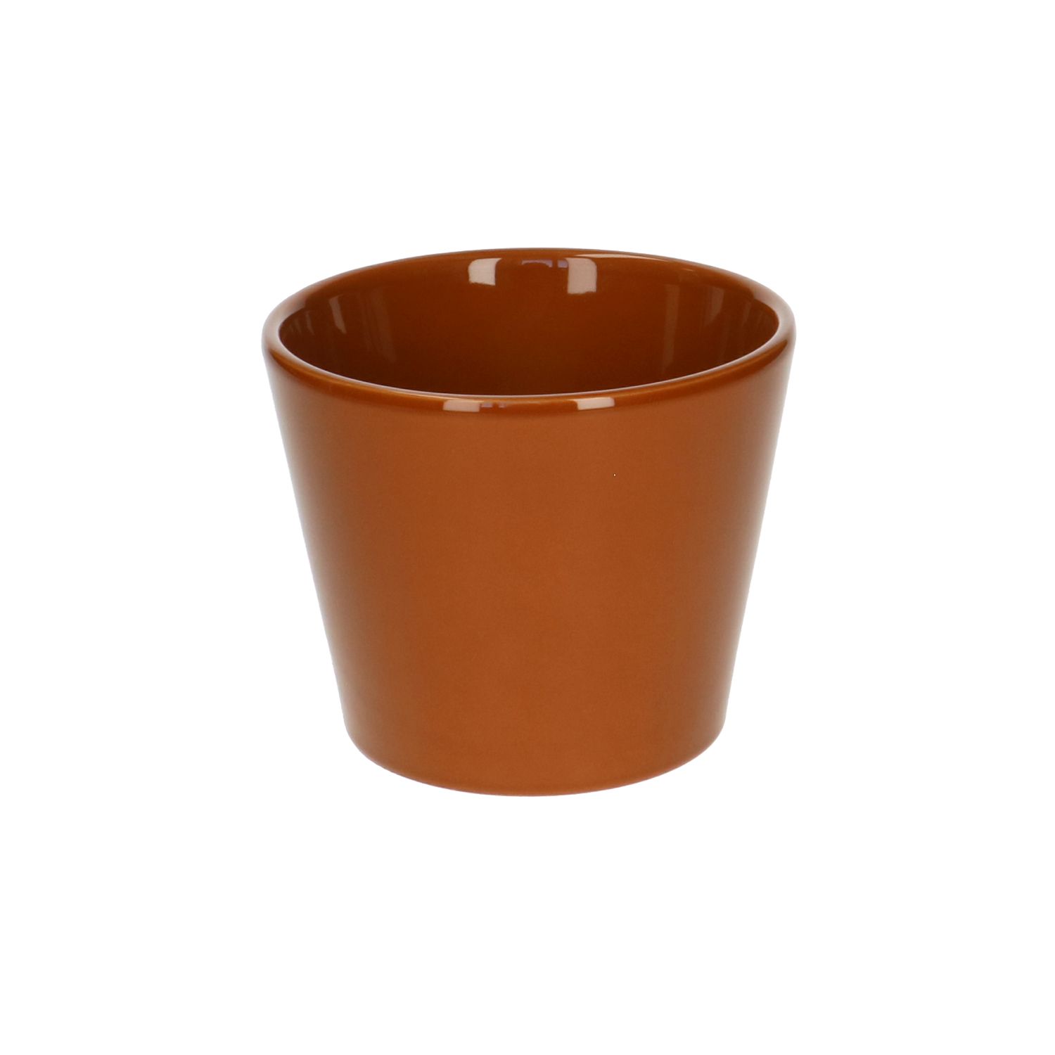 Bloempot, aardewerk, terracotta kleur, Ø12 cm