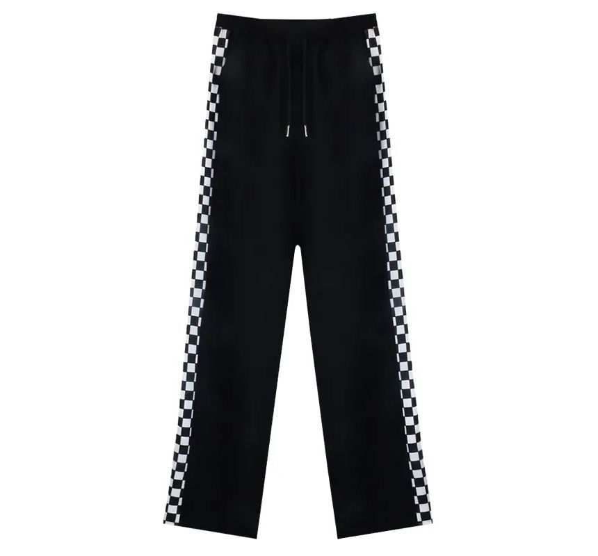 Cearyan - Rechte joggingbroek met trekkoord in de taille (verschillende ontwerpen)