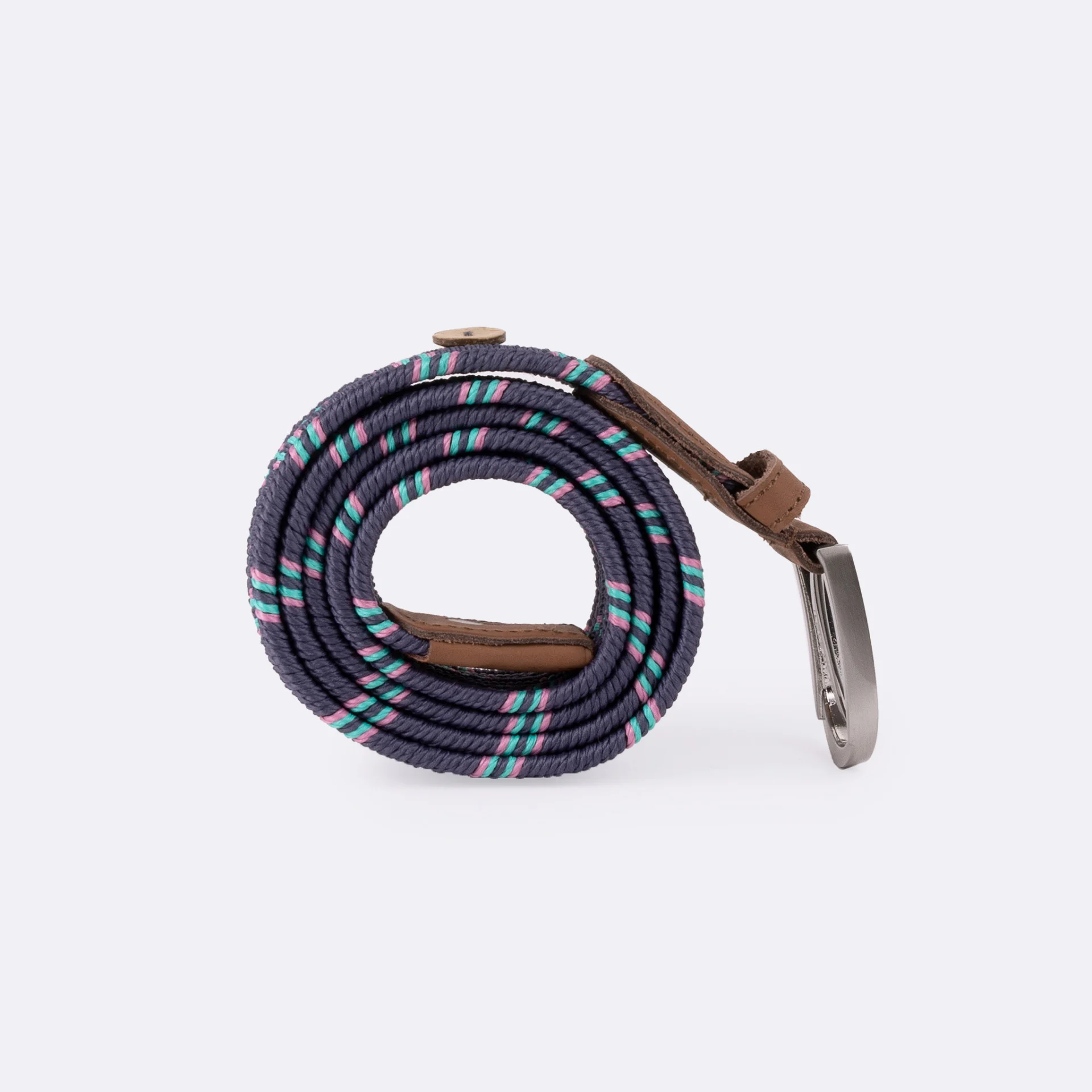 Ceinture bleue et rose polyester recyclé et élasthanne - modèle belt