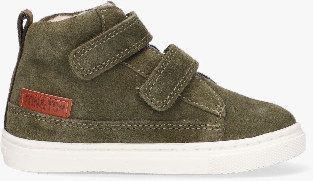 TON & TON groene ton & ton hoge sneaker steyn