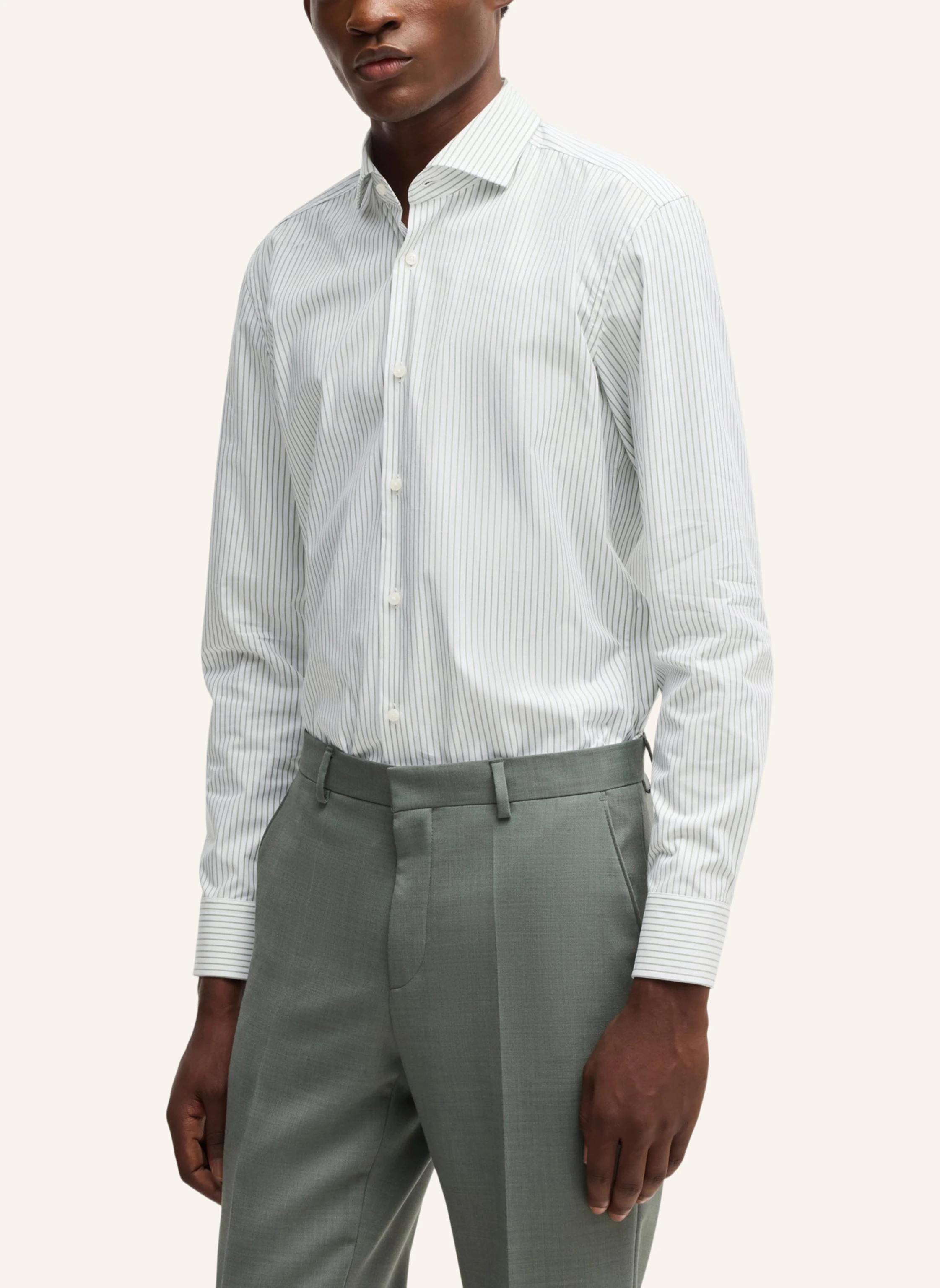 BOSS Business Hemd H-HANK-SPREAD-C1-222 Slim Fit